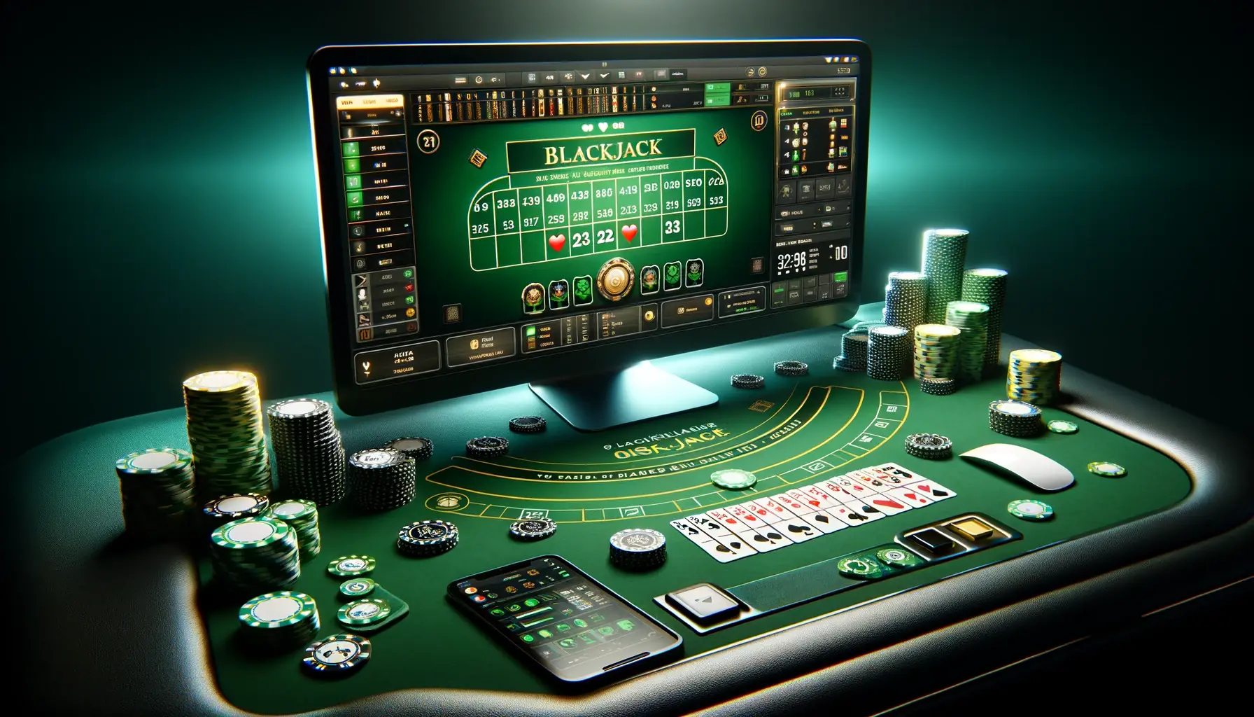 Wheelz blackjack game